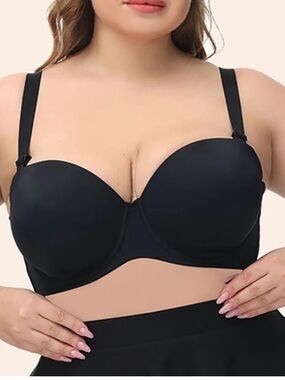 torrid Black Convertible Strapless Plus-Size Bra